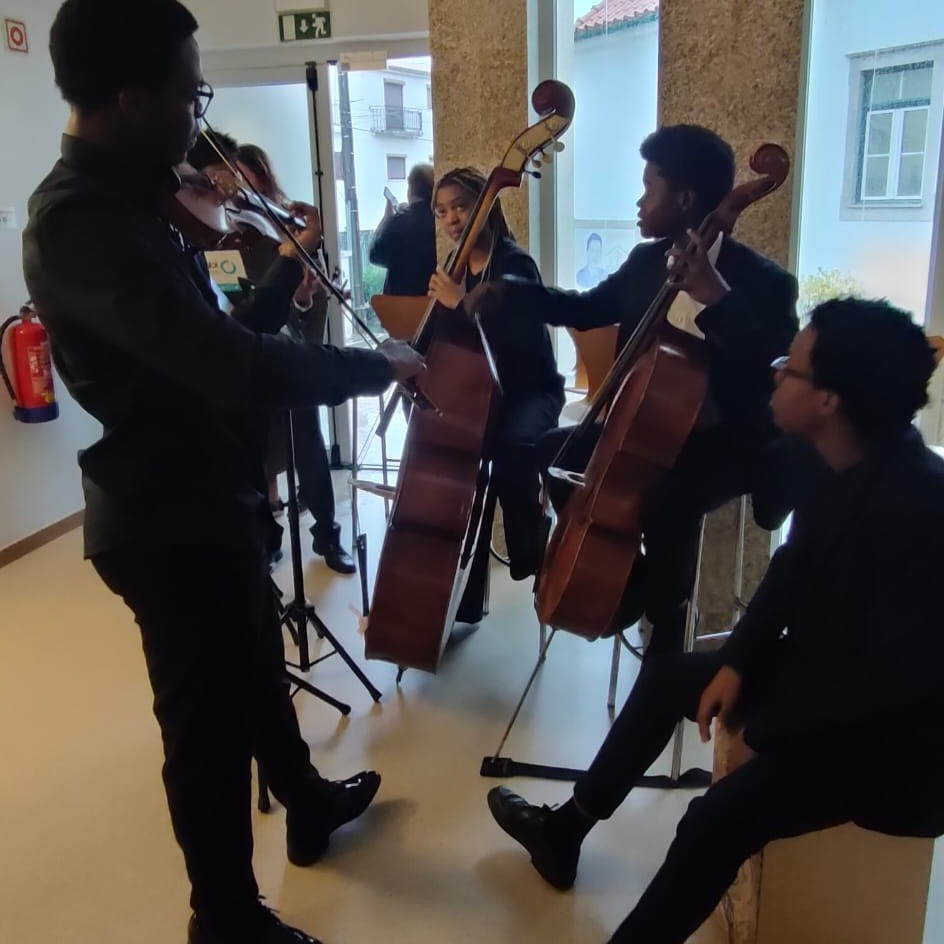 Quinteto de Cordas da EPABI na Fundação Anita Pina Calado